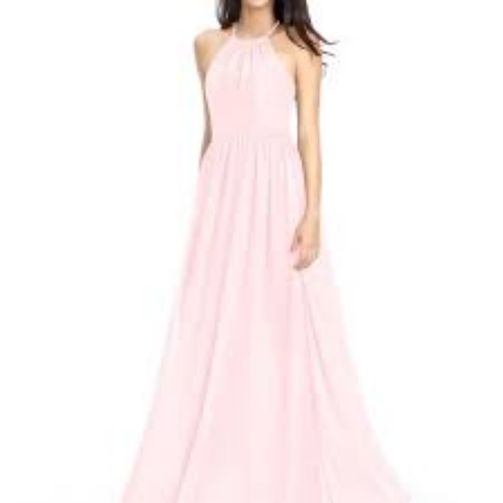 Azazie Blushing Pink Chiffon Kailyn dress